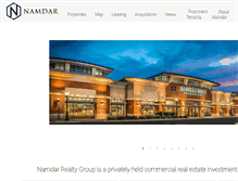 Tablet Screenshot of namdarrealtygroup.com